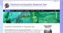 Desktop Screenshot of easydive.at