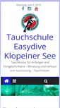 Mobile Screenshot of easydive.at